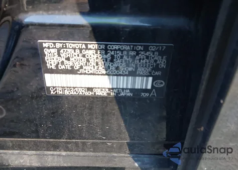 2017 Lexus Is 300 from USA, damaged, VIN JTHCM1D2XH5020434